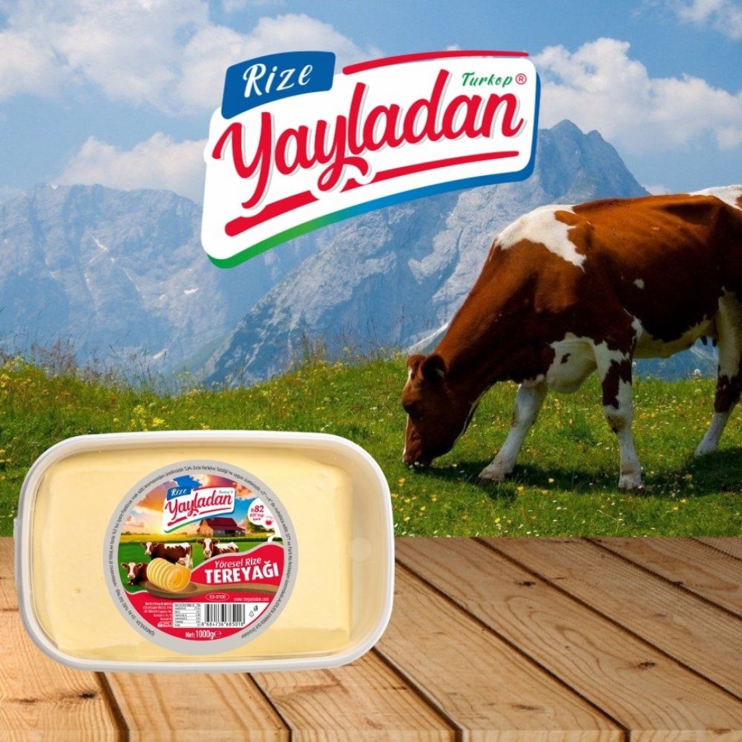 RİZEYAYLADAN TEREYAĞI 1 KG KUTU