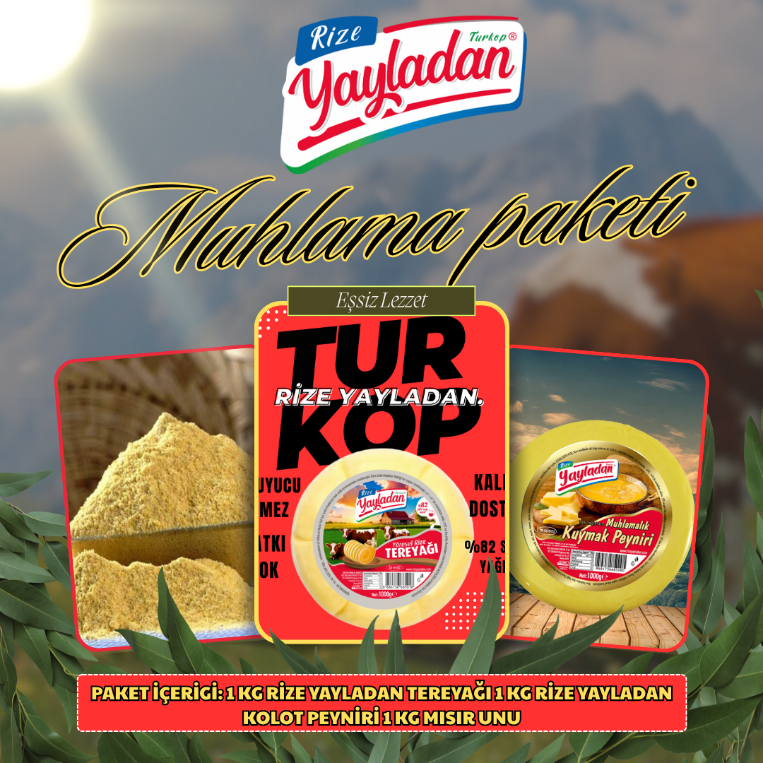 Rize Yayladan Muhlama Kuymak Paketi 
