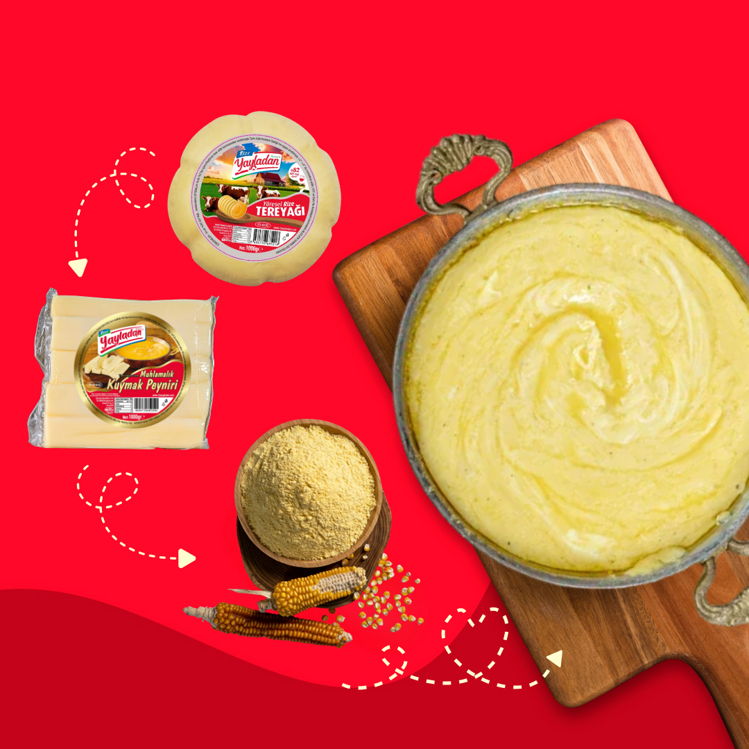 Rize Yayladan Muhlama Kuymak Paketi 