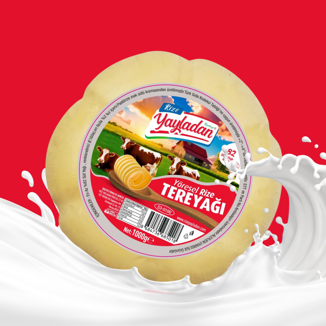 Yayladan Tereyağ 1 KG Topak